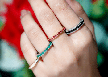 Timeless Symbol Rosec Jewels Eternity Rings with Gemstones