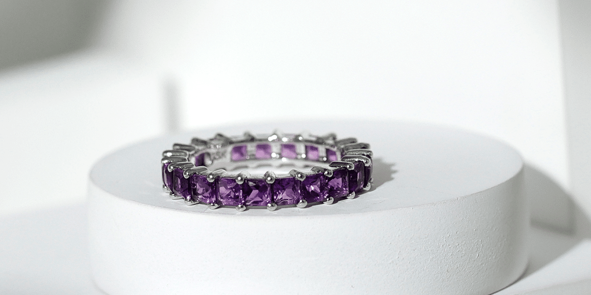 Timeless Symbol Rosec Jewels Eternity Rings with Gemstones