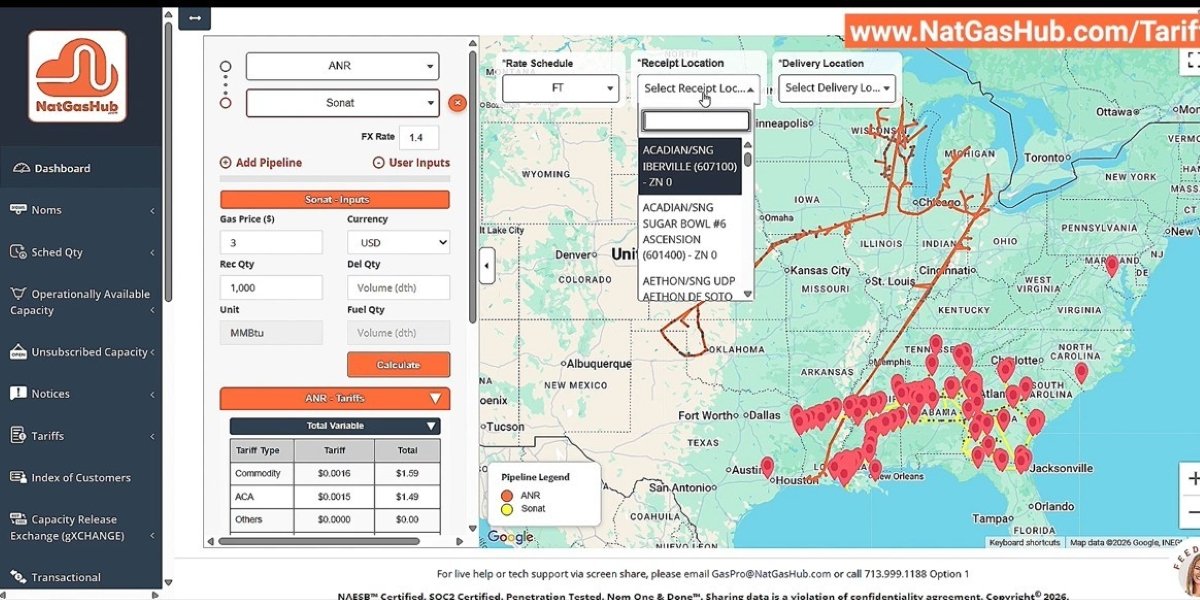 NatGasHub Unveils Breakthrough Automated Natural Gas Tariff Platform