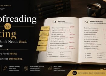 Proofreading vs Editing and Why Your Book Needs Both, Not Just One